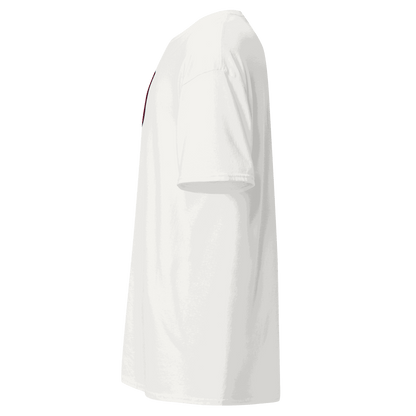 Vintage T-Shirt Side view of white Vintage Motors Classic T-Shirt made of 100% cotton with a structured fit and sharp edges