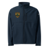 Queen Creek Pcar Club Columbia navy soft shell jacket with zippered pockets and embroidered logo