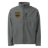 Queen Creek Pcar Club Columbia soft shell jacket in gray with wind and water-resistant fabric and embroidered logo