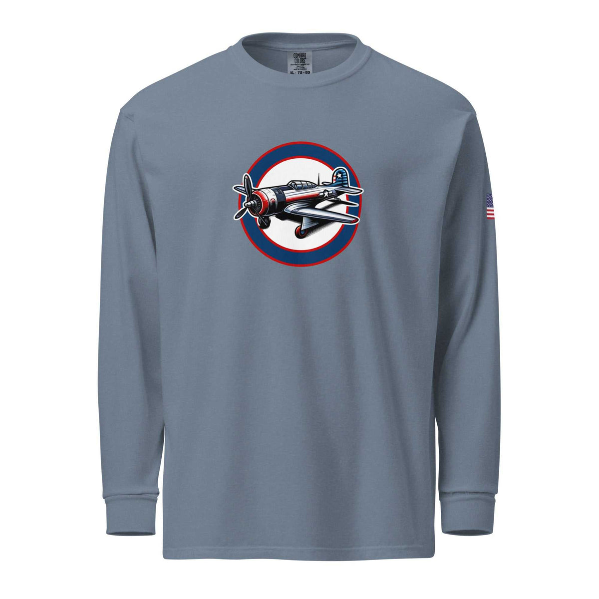 USA Plane 1 unisex garment-dyed heavyweight cotton shirt with relaxed fit and durable fabric