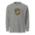 Aviation Bush Pilot long-sleeve shirt in gray, heavyweight cotton with Alaska Tours vintage logo on chest