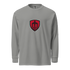 Aviation Jet Shield garment-dyed long sleeve t-shirt in heavyweight cotton with relaxed fit and durable twill tape detailing