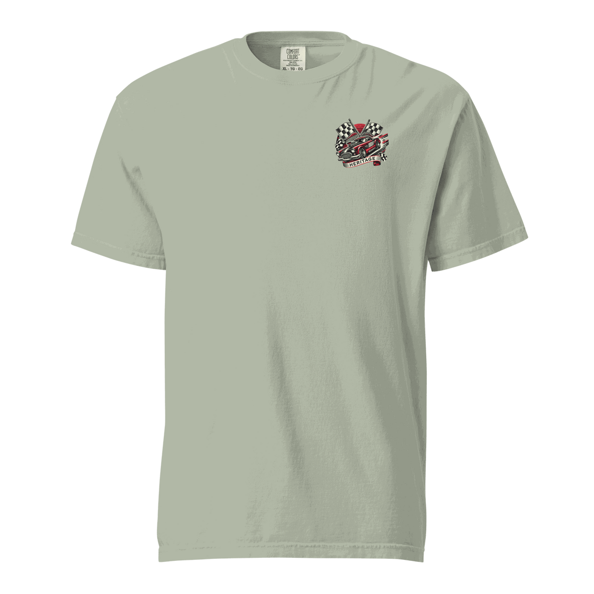 Heritage Classic Car unisex heavyweight cotton t-shirt with relaxed fit and durable stitching