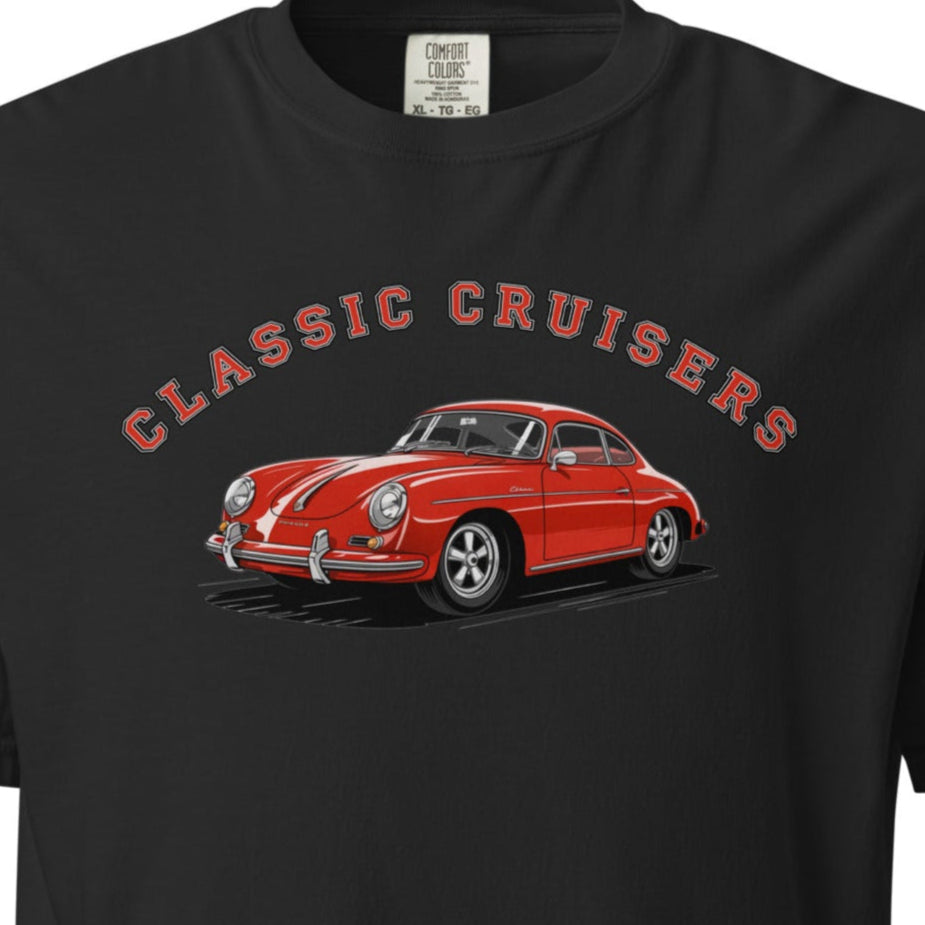 	•	Lifestyle: "model wearing Varsity Sports Car T‑Shirt at auto show"
	•	Flat lay: "Varsity Sports Car T‑Shirt in Graphite front view"
	•	Detail shot: "garment-dyed heavyweight cotton tee close-up"