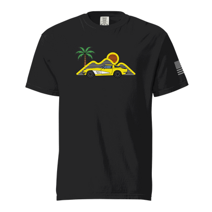 Retro classic Corvette t-shirt black