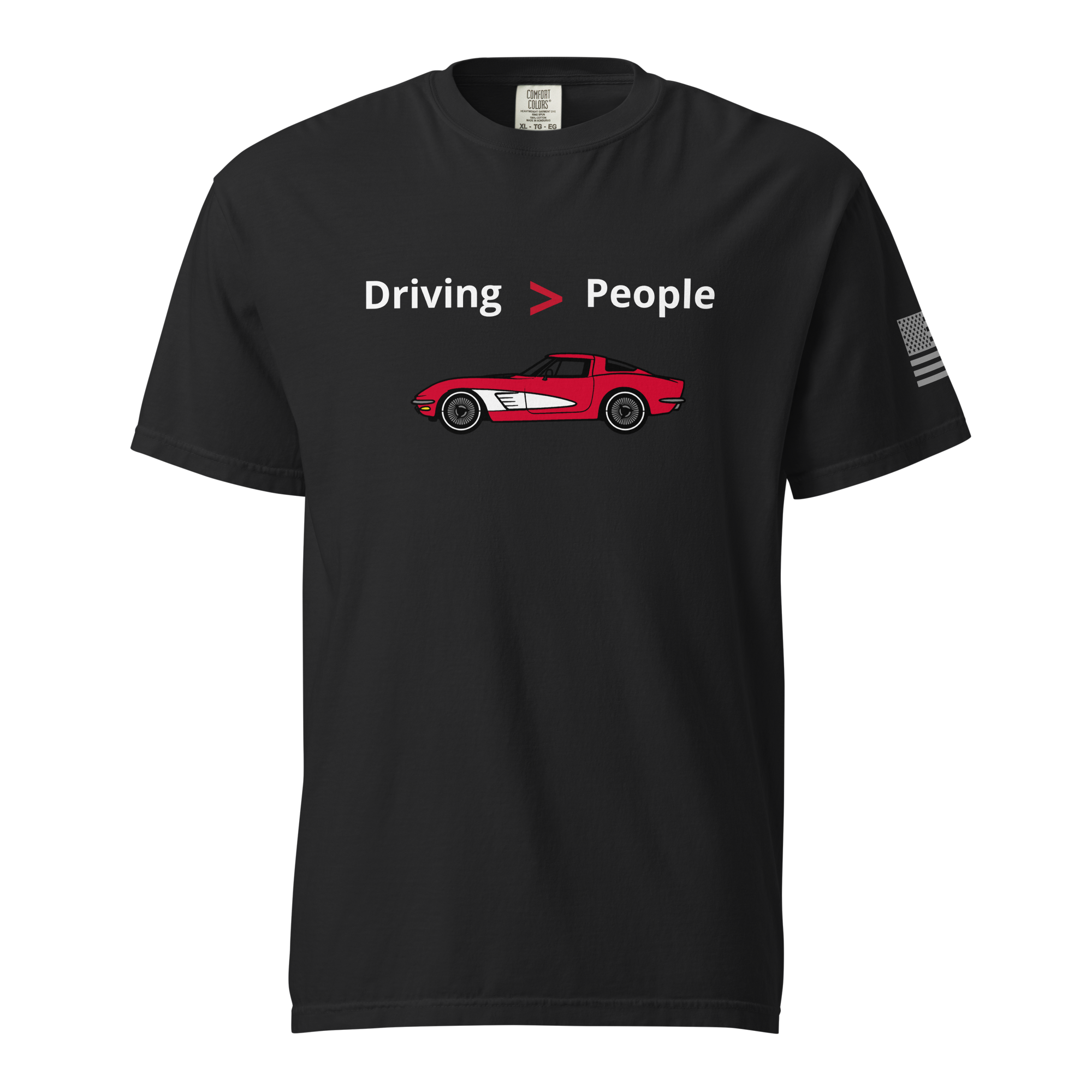 Funny car lover t-shirt Driving Is Better Than People T-Shirt