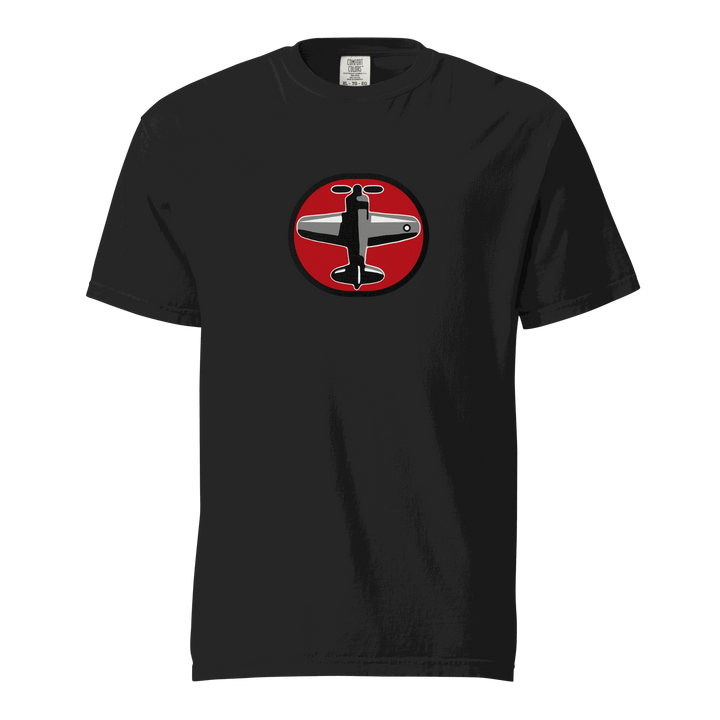 Prop 1 Unisex garment-dyed heavyweight t-shirt made of 100% ring-spun cotton with relaxed fit and durable double-needle stitching