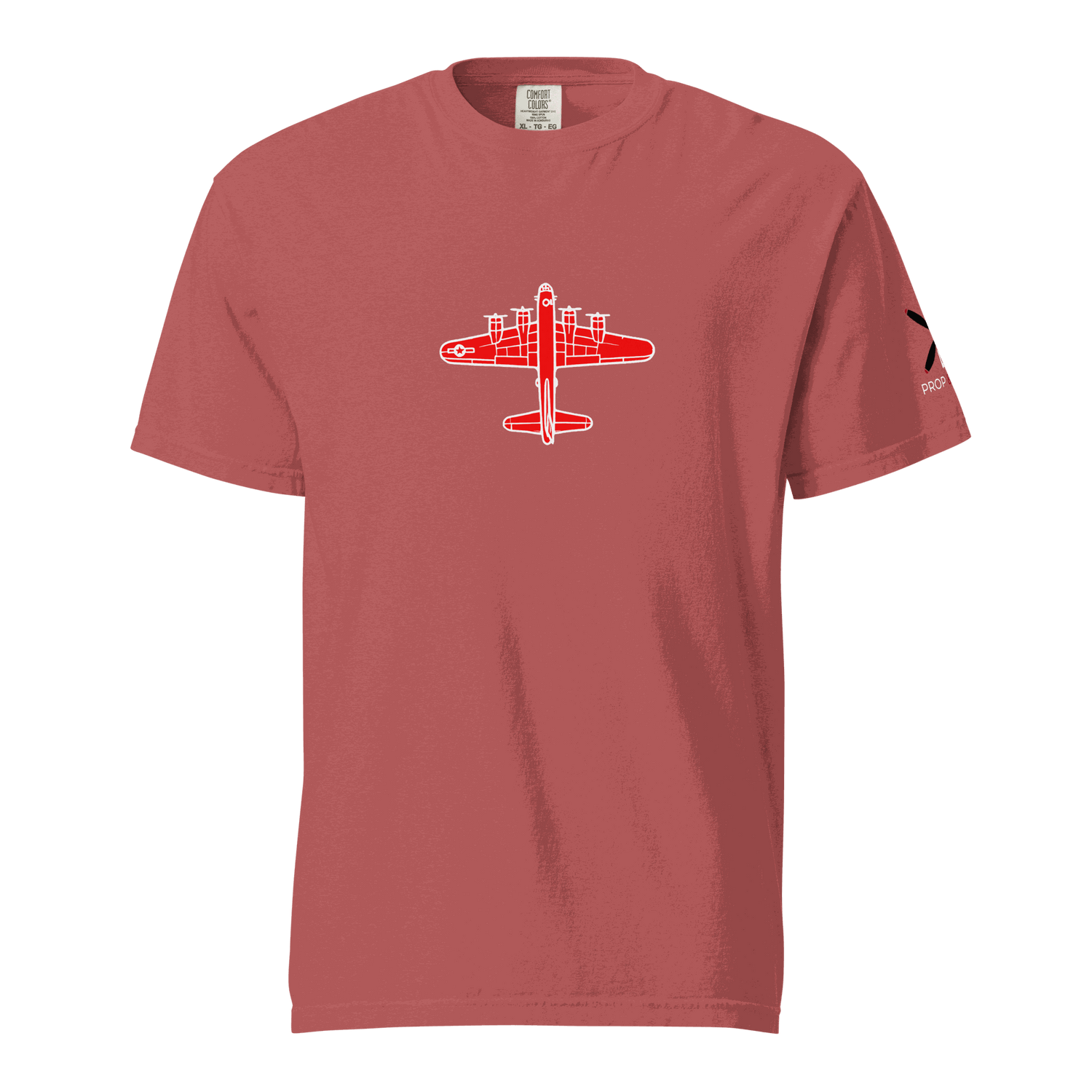 WW2 T-shirt Thick structured tee bomber design unisex heavyweight cotton t-shirt