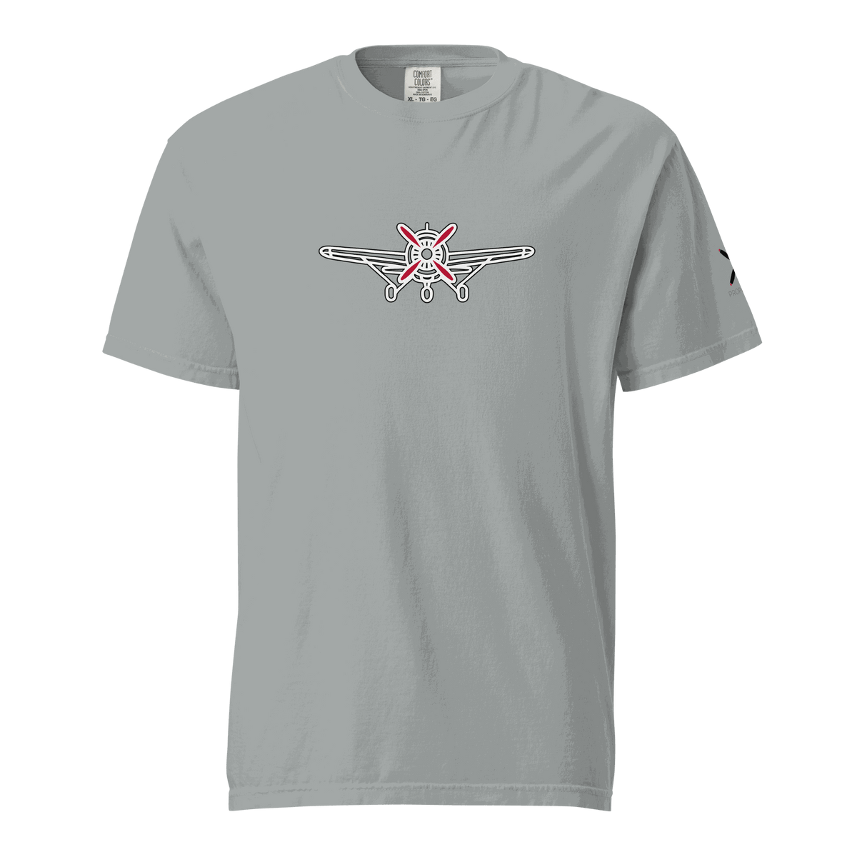 Plane 5 thick structured tee made of 100% ring-spun cotton with relaxed fit and durable double-needle stitching