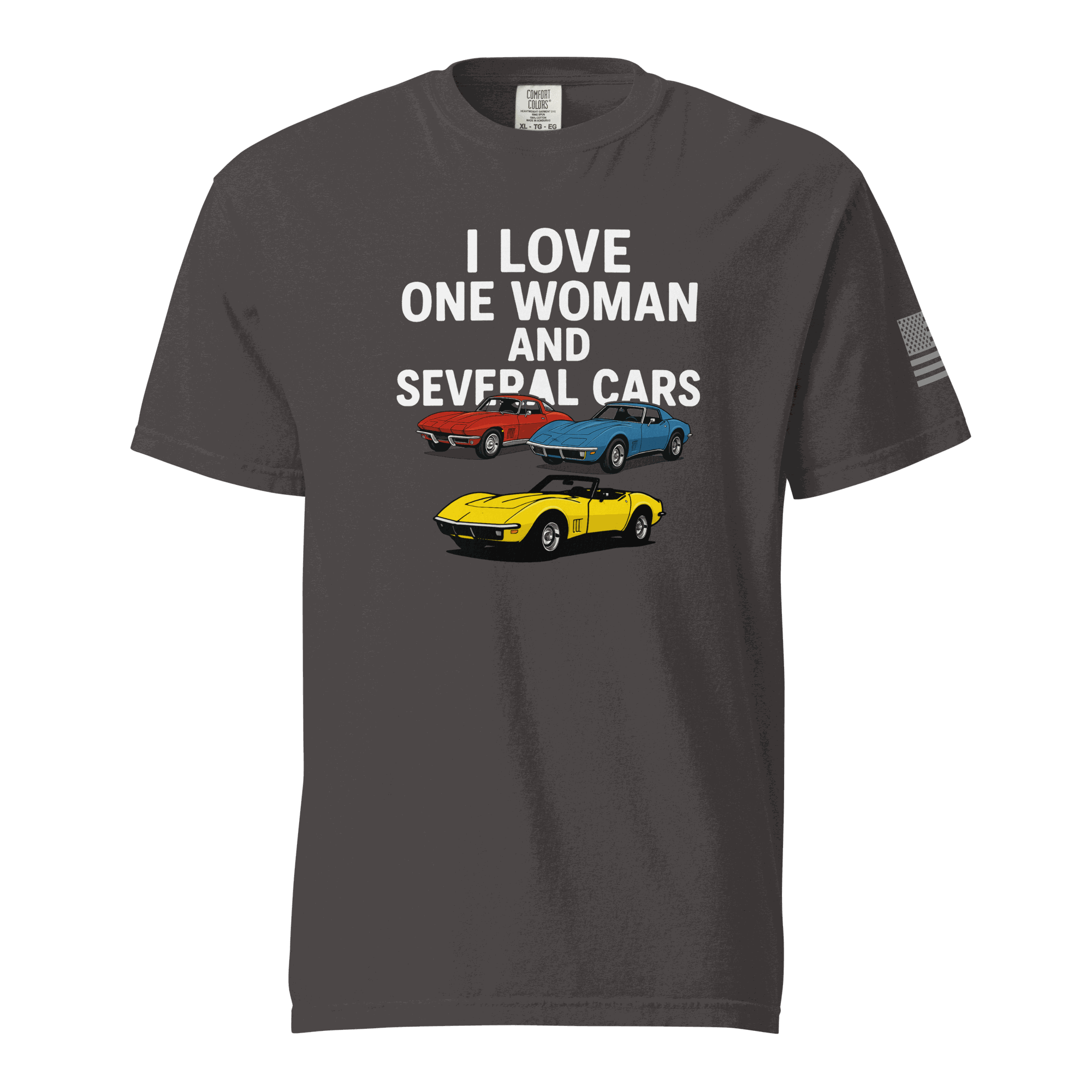 Funny t-shirt Love one woman several cars t-shirt Car Guy Gift
