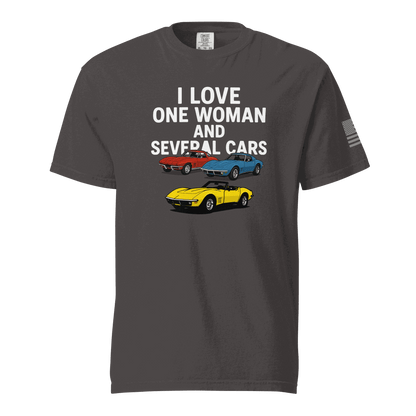 Funny t-shirt Love one woman several cars t-shirt Car Guy Gift