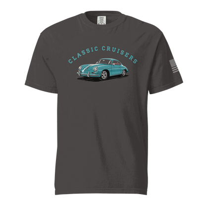 Vintage sports car graphic on soft, breathable 100% cotton vintage sports car t-shirt