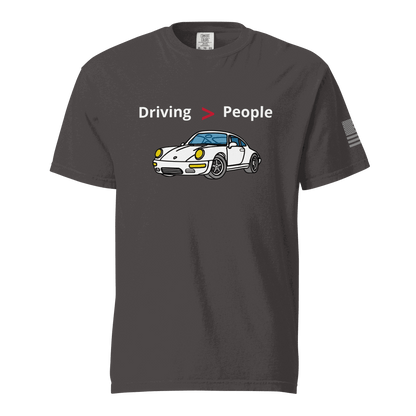 Car T-shirt . This shirt says it so you don’t have to. Cars are better than people