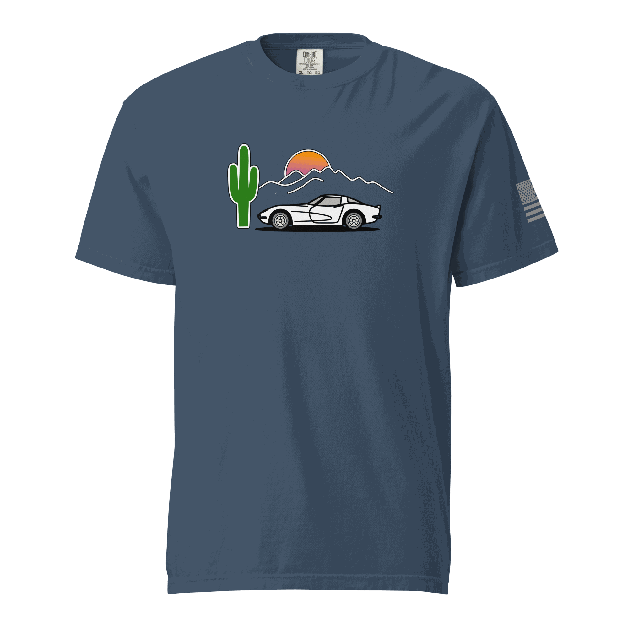 corvette t-shirt vintage Corvette sunset t‑shirt