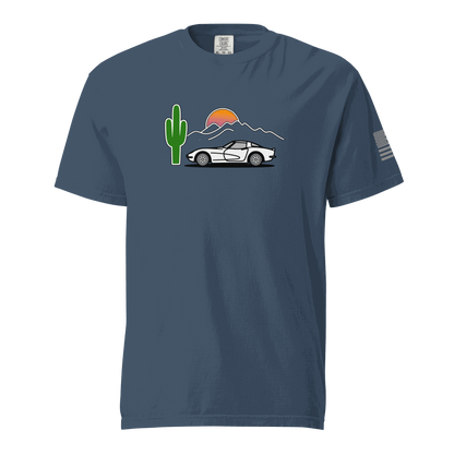 corvette t-shirt vintage Corvette sunset t‑shirt