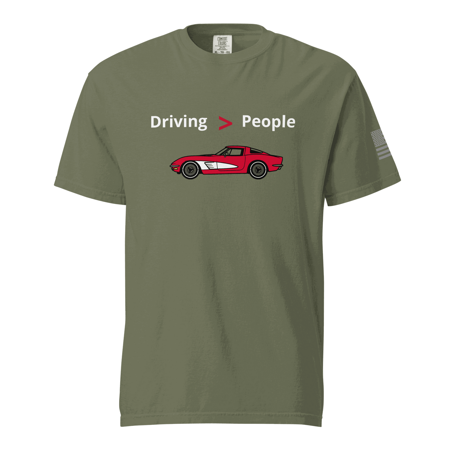 Funny car lover t-shirt Driving Is Better Than People T-Shirt
