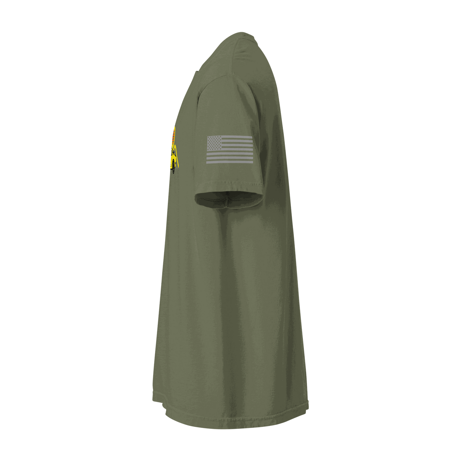 Retro classic Corvette t-shirt green side