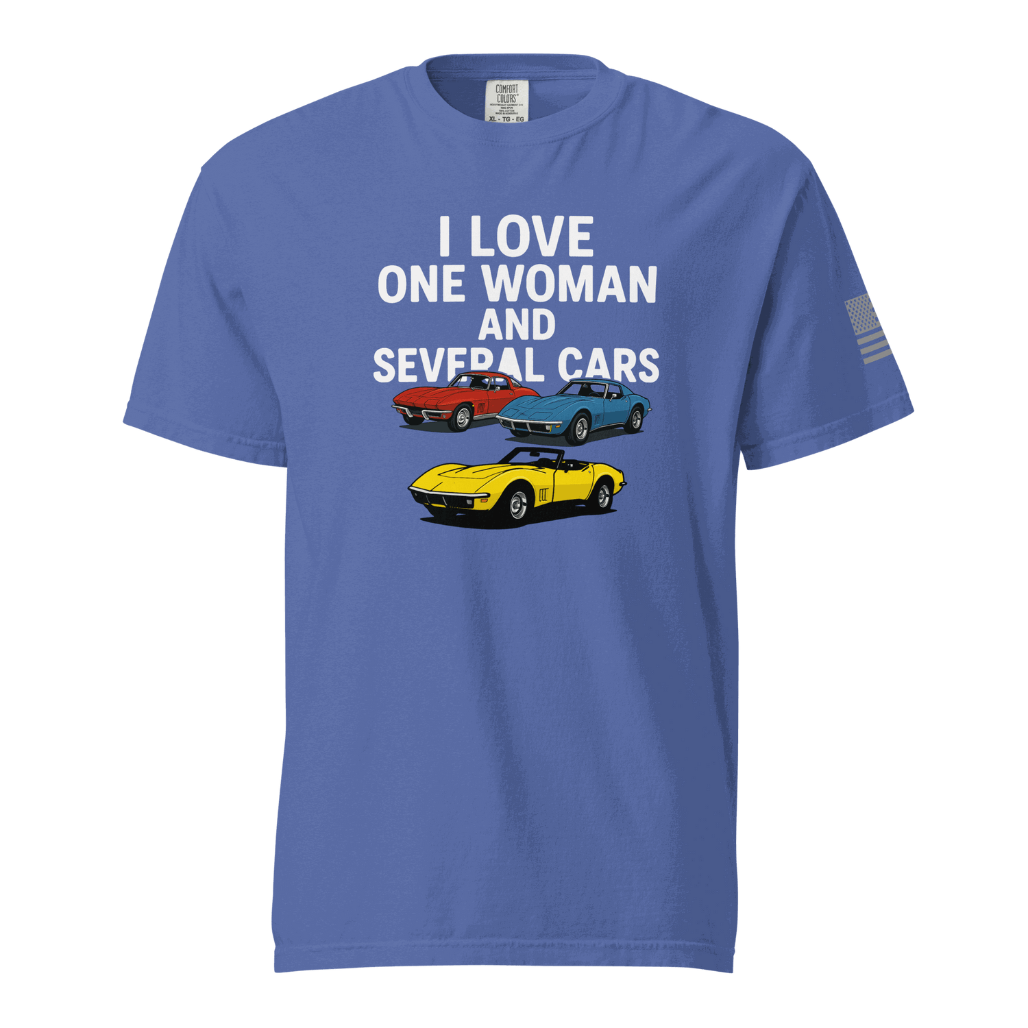 Funny t-shirt Love one woman several cars t-shirt Car Guy Gift