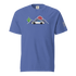 Sunset Sports Car T-Shirt featuring sports car silhouette with retro sunset gradient design