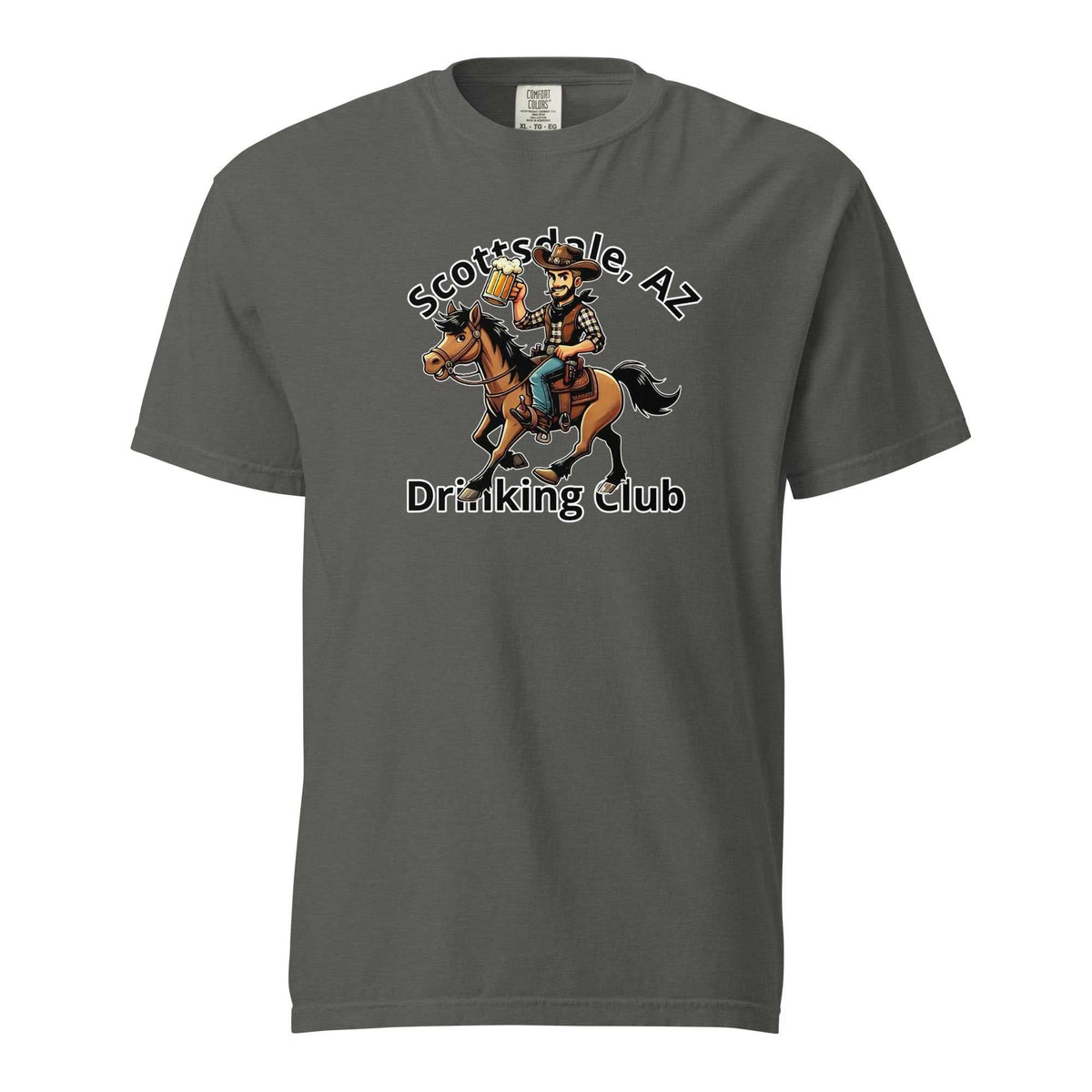 Scottsdale Cowboy Horse Beer heavyweight cotton t-shirt with relaxed fit and durable stitching