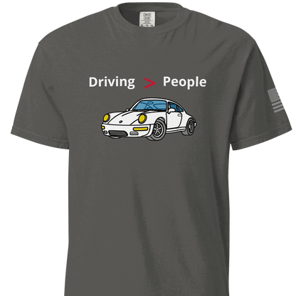 Car T-shirt . This shirt says it so you don’t have to. Cars are better than people