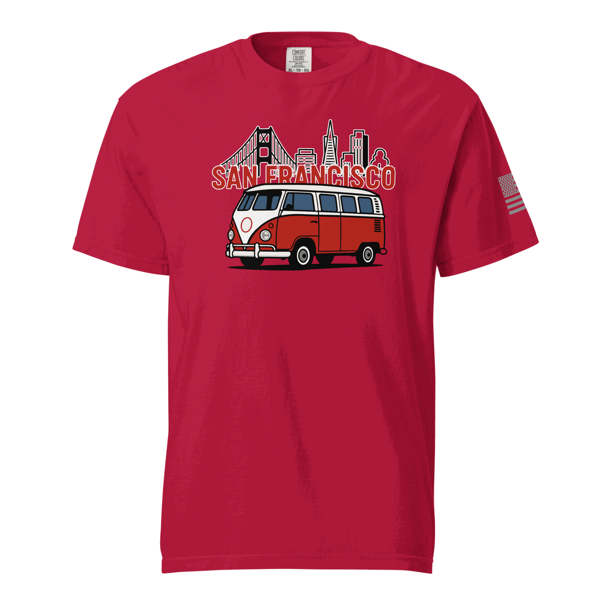 Vintage San Francisco Classic Cruiser T-Shirt with retro car culture design on soft cotton fabric