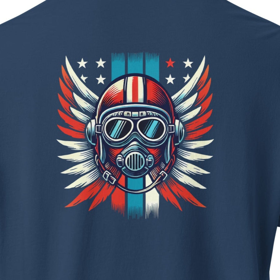 Red White Blue Helmet