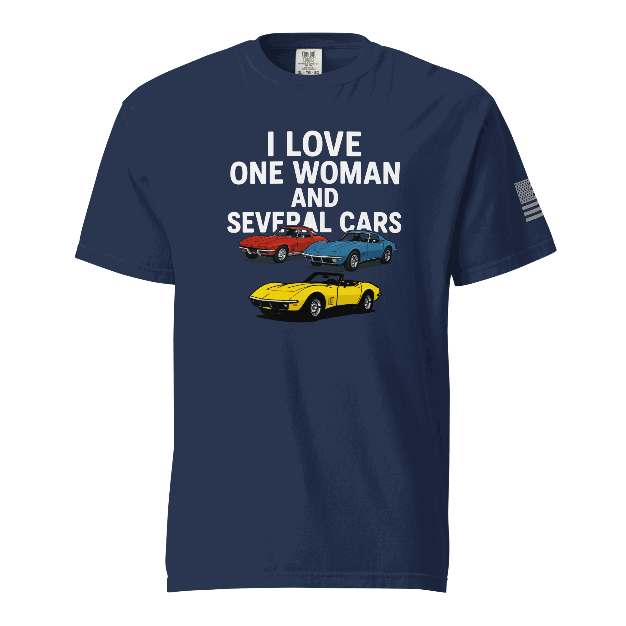 Funny t-shirt Love one woman several cars t-shirt Car Guy Gift