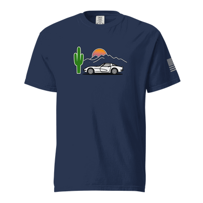 corvette t-shirt vintage Corvette sunset t‑shirt