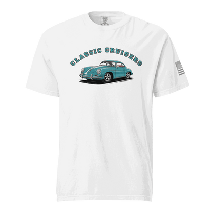 Vintage sports car graphic on soft 100% cotton t-shirt
