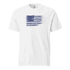 Distressed USA flag unisex garment-dyed heavyweight cotton t-shirt with relaxed fit