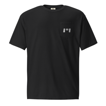 manual transmission t-shirt featuring a pocket detail in a relaxed fit, made from 100% ring-spun cotton