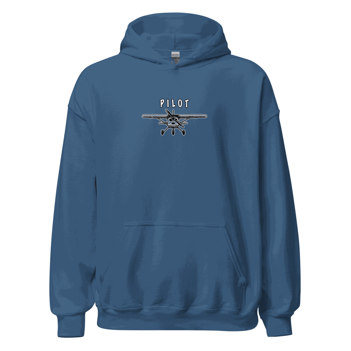 Aviation Pilot Unisex Hoodie in classic design for pilots and aviation enthusiasts, offering warmth and all-day comfort