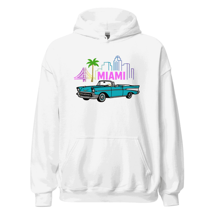 Unisex Miami Hoodie - Soft Cotton Pullover Comfortable & Stylish