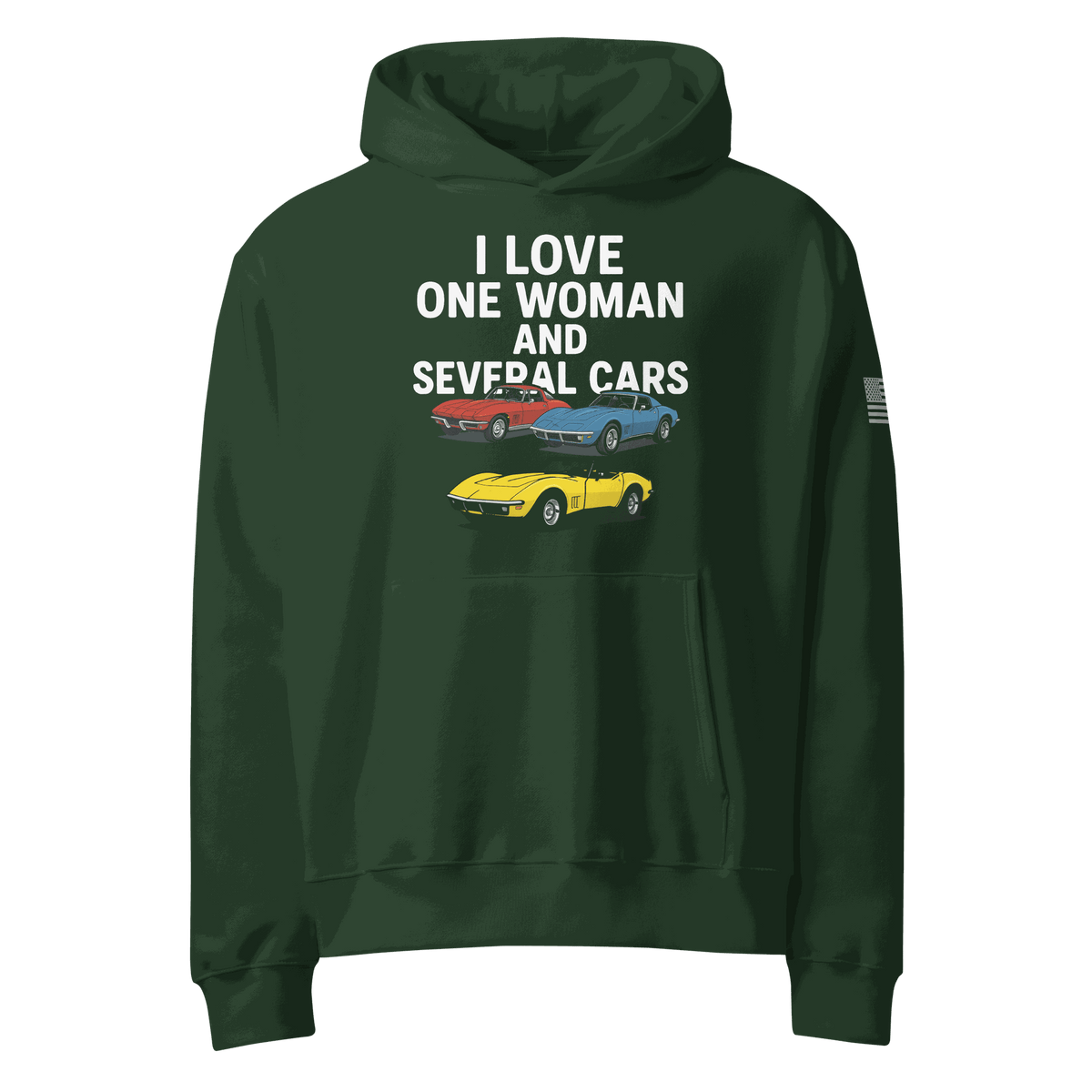Oversized heavyweight hoodie with brushed fleece and roomy fit for ultimate comfort