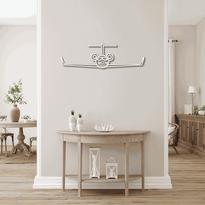 Custom Jet Metal Wall Art – Personalized ‘Jet 