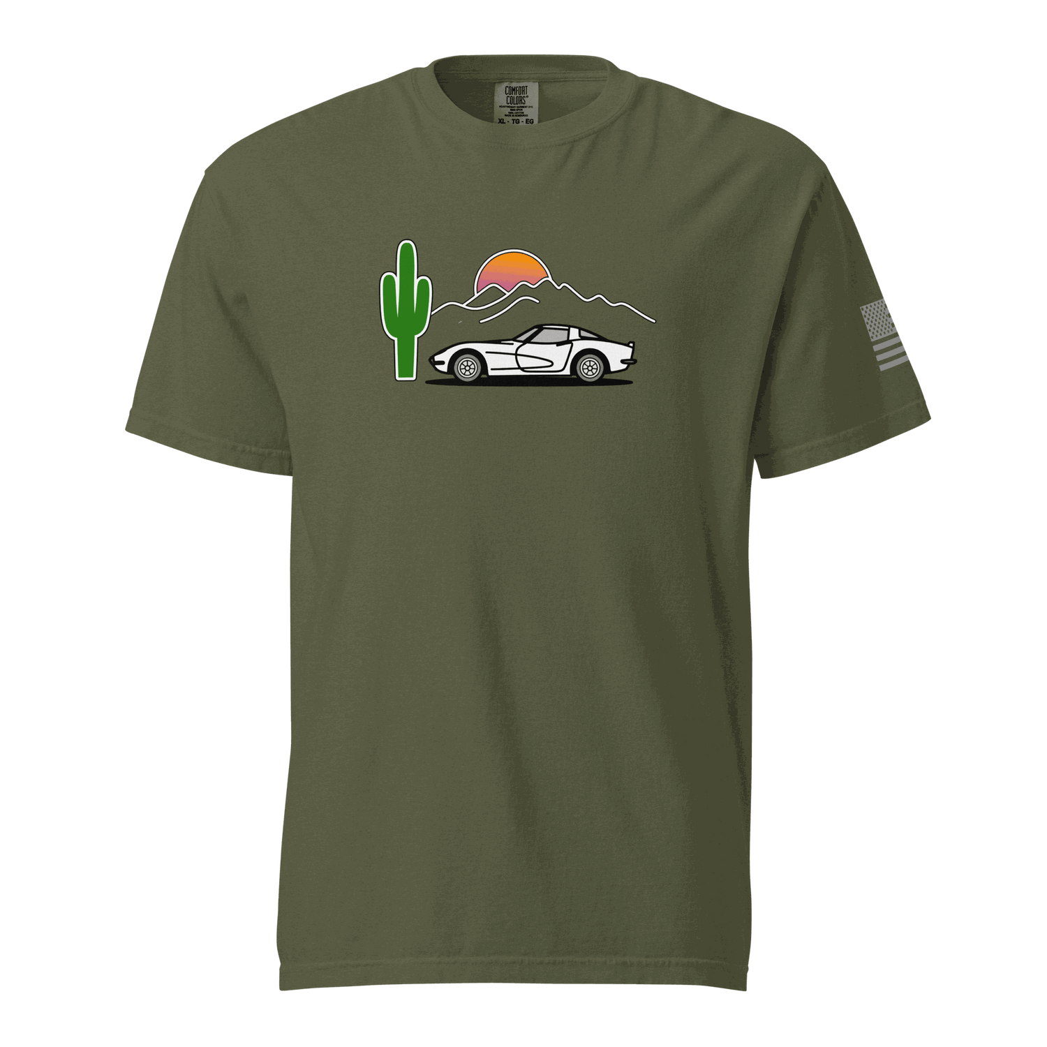 Vintage corvette t-shirt Retro Muscle Car Tee Classic - Prop and Piston