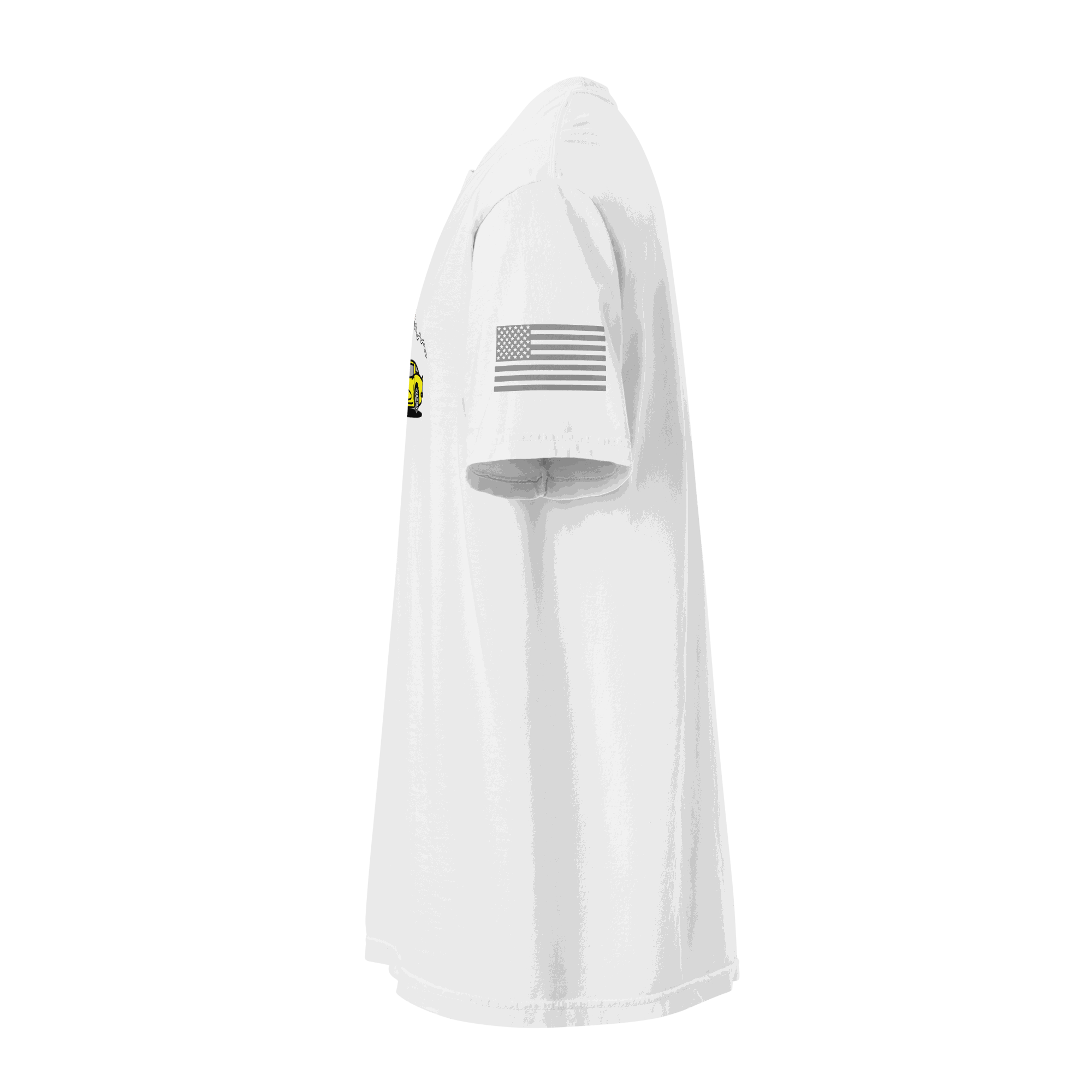 Vintage T-Shirt Sunset Corvette Yellow Limited - Prop and Piston