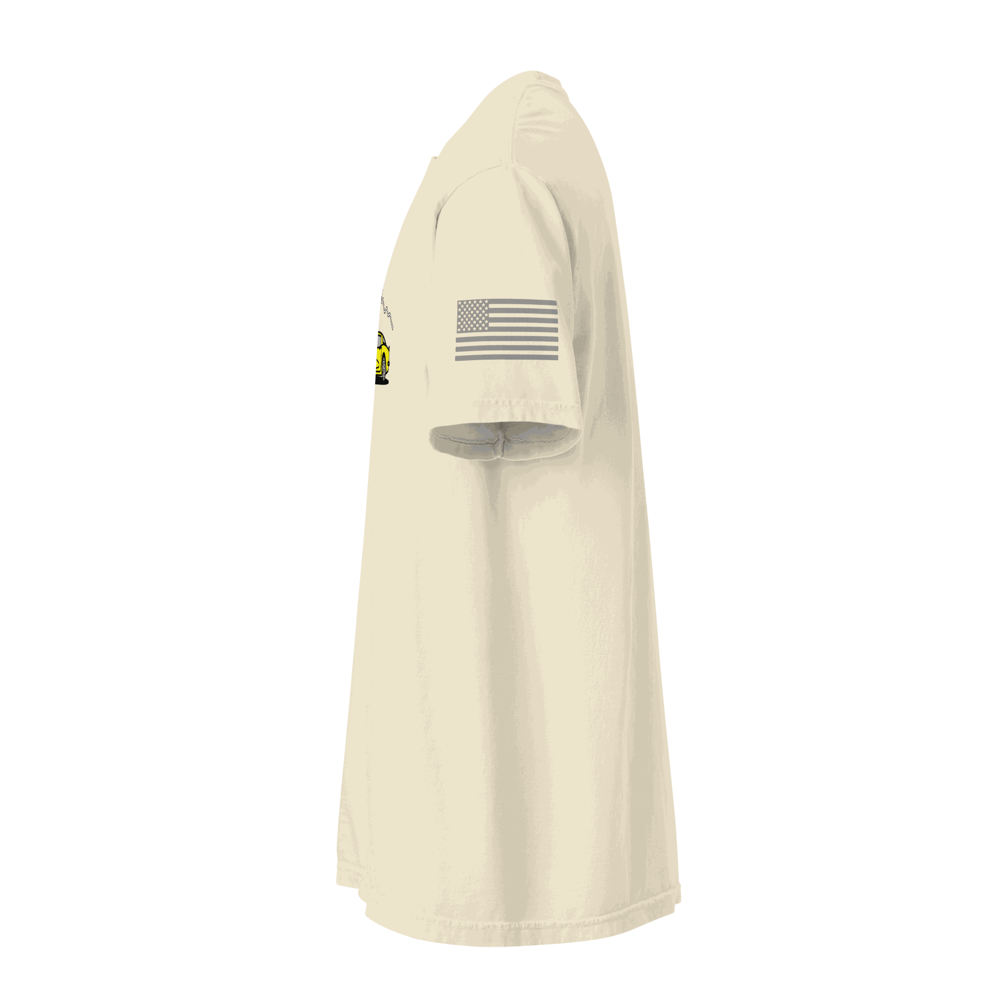 Vintage T-Shirt Sunset Corvette Yellow Limited - Prop and Piston