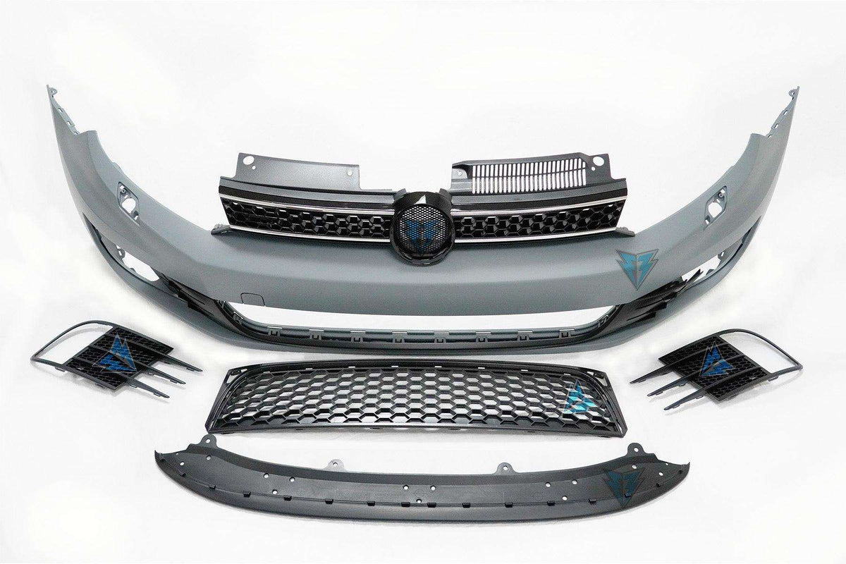 2010-2014 Volkswagen MK6 Golf GTI Style Front Bumper Conversion Kit - Prop and Piston