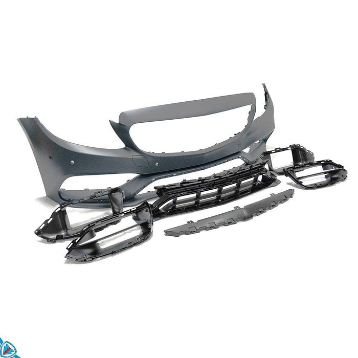2019-2021 Mercedes-Benz (W205) Facelift C Class to C63 AMG Style Front Bumper Conversion Kit - Prop and Piston