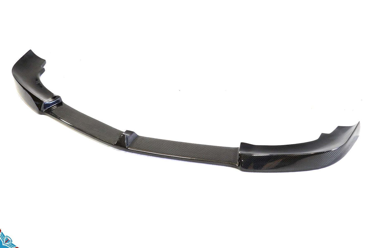 FYBR Genuine Carbon VRX Fiber Front Lip for W212 Mercedes E63 AMG Style Front Bumper Conversions - Prop and Piston