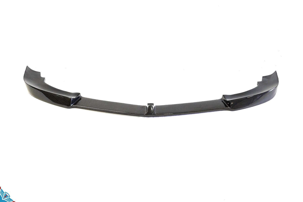 FYBR Genuine Carbon VRX Fiber Front Lip for W212 Mercedes E63 AMG Style Front Bumper Conversions - Prop and Piston