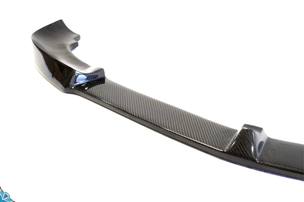 FYBR Genuine Carbon VRX Fiber Front Lip for W212 Mercedes E63 AMG Style Front Bumper Conversions - Prop and Piston