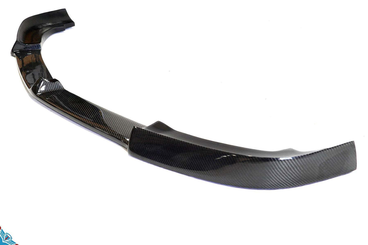 FYBR Genuine Carbon VRX Fiber Front Lip for W212 Mercedes E63 AMG Style Front Bumper Conversions - Prop and Piston