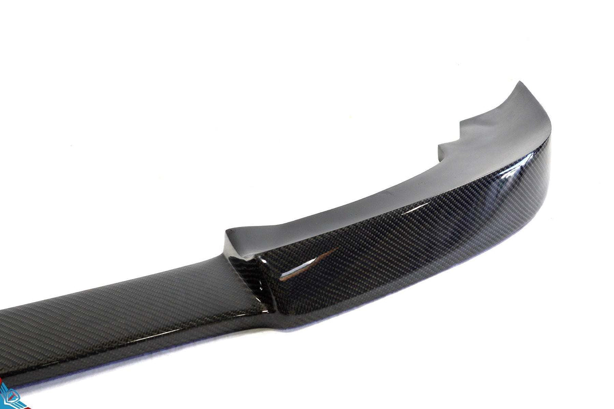 FYBR Genuine Carbon VRX Fiber Front Lip for W212 Mercedes E63 AMG Style Front Bumper Conversions - Prop and Piston