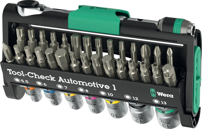 Wera Tool-Check Automotive 1 38 Pieces Metric 05049065001 - Prop and Piston
