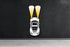 White PCAR headlights wall art with beam light effect on dark background
